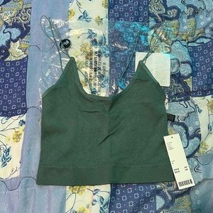 Urban Outfitters Green Crop Top